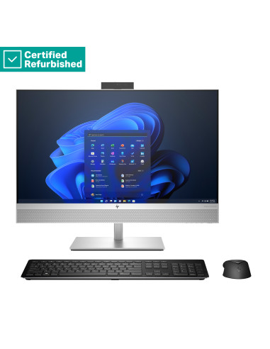RENEW SILVER HP Elite 870 G9 AIO All-In-One 27 - i7-14700, 16GB, 512GB SSD, 27 FHD Non-Touch AG, FPR, Height Adjustable, USB Mo