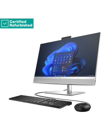 RENEW SILVER HP Elite 870 G9 AIO All-In-One 27 - i7-14700, 16GB, 512GB SSD, 27 FHD Non-Touch AG, FPR, Height Adjustable, USB Mo