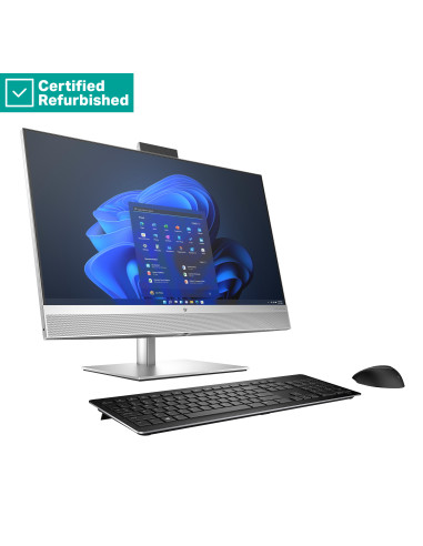 RENEW SILVER HP Elite 870 G9 AIO All-In-One 27 - i9-14900, 64GB, 2TB SSD, 27 QHD Non-Touch AG, Height Adjustable, USB Mouse, Wi