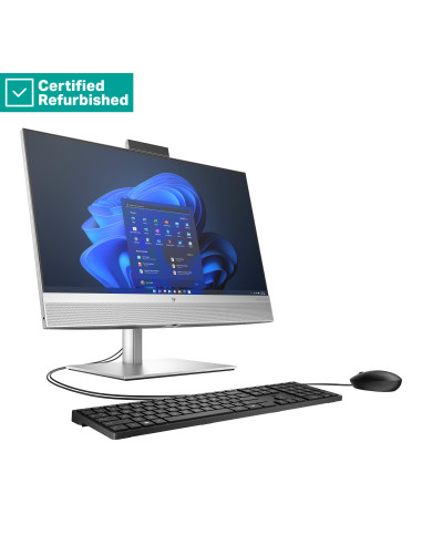 RENEW SILVER HP Elite 840 G9 AIO All-In-One 24 - i7-14700, 32GB, 1TB SSD, 23.8 FHD Non-Touch AG, Height Adjustable, USB Mouse,
