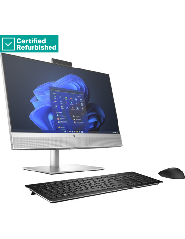 RENEW SILVER HP Elite 840 G9 AIO All-in-One 24 - i5-13600, 8GB, 256GB SSD, 23.8 FHD Non-Touch AG, Height Adjustable, Win 11 Pro