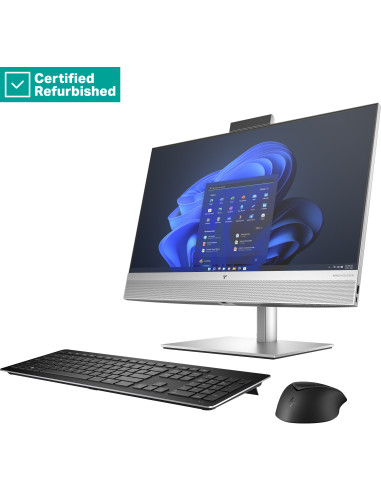 RENEW SILVER HP Elite 840 G9 AIO All-in-One 24 - i5-13600, 8GB, 256GB SSD, 23.8 FHD Non-Touch AG, Height Adjustable, Win 11 Pro