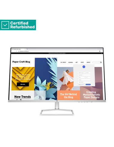 RENEW GOLD HP 532sf Series 5 FHD Monitor - 31.5" 1920x1080 FHD 300-nit 100Hz AG, VA, 2x HDMI/VGA, tilt, 1 years