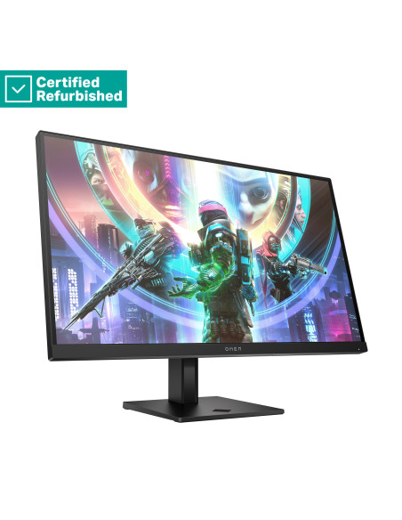 RENEW SILVER OMEN by HP 27qs QHD Gaming Monitor - 27" 2560x1440 QHD 400-nit 240Hz AG, IPS, 2x HDMI/DisplayPort, 2x USB-A, speak