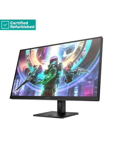 RENEW SILVER OMEN by HP 27qs QHD Gaming Monitor - 27" 2560x1440 QHD 400-nit 240Hz AG, IPS, 2x HDMI/DisplayPort, 2x USB-A, speak