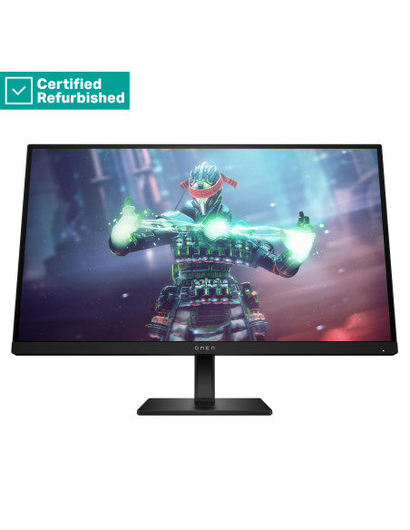 RENEW SILVER OMEN by HP 27k UHD Gaming Monitor - 27" 3840x2160 UHD 400-nit 144 Hz AG, IPS, USB-C/2x HDMI/DisplayPort, 2x USB-A,