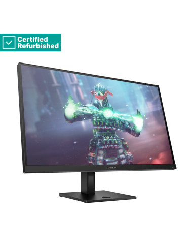 RENEW SILVER OMEN by HP 27k UHD Gaming Monitor - 27" 3840x2160 UHD 400-nit 144 Hz AG, IPS, USB-C/2x HDMI/DisplayPort, 2x USB-A,