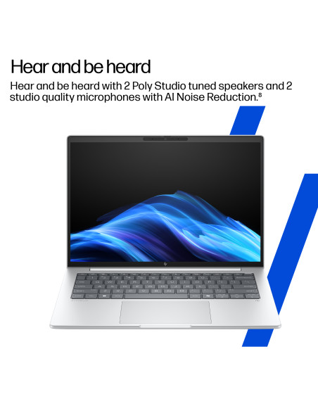 HP EliteBook 8 G1i AI 16 - Ultra 7-258V, 32GB, 512GB SSD, 16 WUXGA 300-nit AG, 5MP IR cam, WWAN-ready, Smartcard, FPR, Nordic b