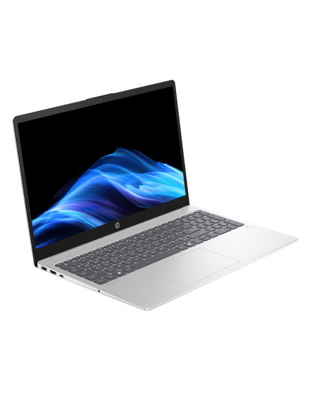 HP OmniBook 3 AI 15-fn0012ny - Ryzen AI 5 340, 16GB, 512B SSD, 15.6 FHD 300-nit AG, FPR, US keyboard, Glacier Silver, Win 11 Ho