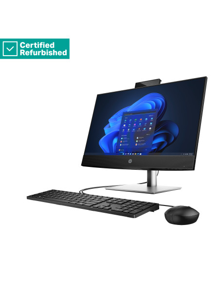 RENEW SILVER HP Pro 440 G9 AIO All-In-One - i7-14700T, 16GB, 1TB SSD, 23.8 FHD Non-Touch AG, Height Adjustable, USB Mouse, Win 