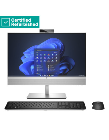 RENEW SILVER HP Elite 840 G9 AIO All-in-One 24- i5-12500, 16GB, 1TB SSD, 23.8 FHD Non-Touch AG, Height Adjustable, Win 11 Pro, 