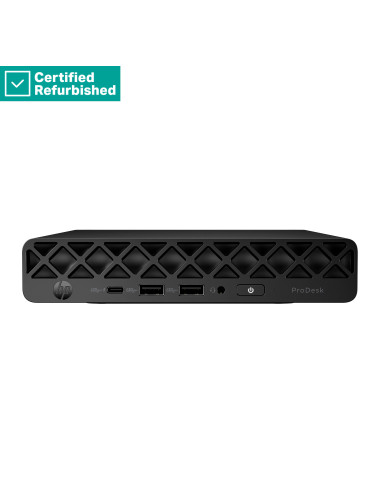 RENEW SILVER HP ProDesk 4 G1i Mini - Ultra 7-265T, 16GB, 512GB SSD, USB Mouse, Win 11 Pro, 1 years