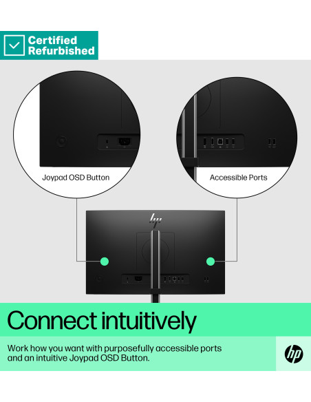 RENEW SILVER HP E22 G5 FHD Monitor - 21.5" 1920x1080 FHD 250-nit 75Hz AG, IPS, HDMI/DisplayPort, 4x USB-A, height adjustable/ti