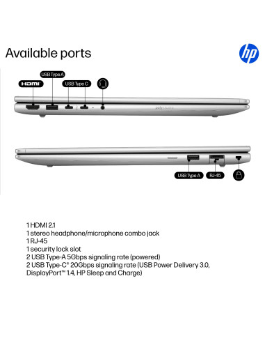 HP ProBook 4 G1iR 16 - BOX DAMAGE - Core 5-120U, 16GB, 512GB SSD, 16 WUXGA 300-nit AG, 1080p non-IR cam, FPR, US backlit keyboa