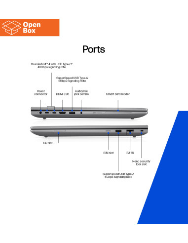 HP ZBook X G1i Mobile Workstation 16 - OPENBOX - Ultra 7-255H, 32GB, 1TB SSD, RTX PRO 2000 Blackwell 8GB, 16 WUXGA 400-nit AG, 