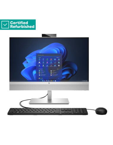 RENEW SILVER HP Elite 840 G9 AIO All-In-One 24 - i7-14700, 16GB, 512GB SSD, 23.8 FHD Non-Touch AG, FPR, Height Adjustable, USB 