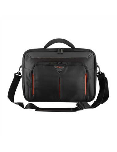 Targus | Classic+ | Fits up to size 15.6 " | Messenger - Briefcase | Shoulder strap | Black/Red