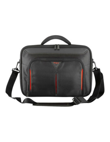 Targus | Classic | Fits up to size 14 " | Messenger - Briefcase | Shoulder strap | Black/Red