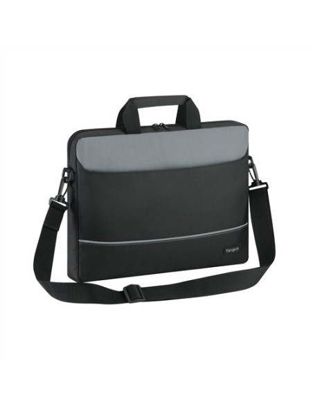 Targus | Intellect | Fits up to size 15.6 " | Messenger - Briefcase | Shoulder strap | Black/Grey