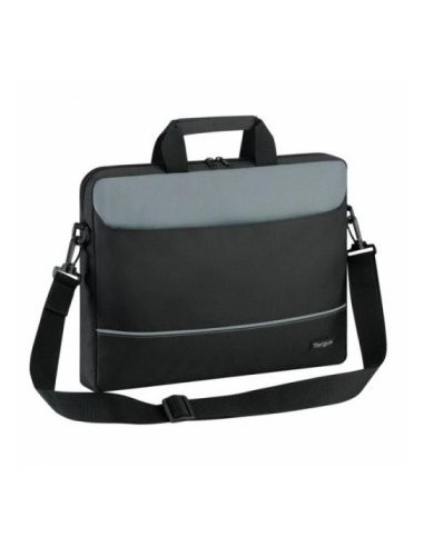 Targus | Intellect | Fits up to size 15.6 " | Messenger - Briefcase | Shoulder strap | Black/Grey