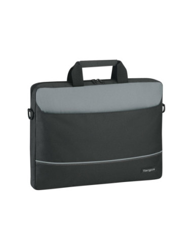 Targus | Intellect | Fits up to size 15.6 " | Messenger - Briefcase | Shoulder strap | Black/Grey