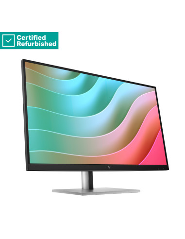 RENEW SILVER HP E27k G5 4K Charging Monitor - 27" 3840x2160 UHD 350-nit 60Hz AG, IPS, USB-C(65W)/USB-C(15W)/HDMI/DisplayPort, 3