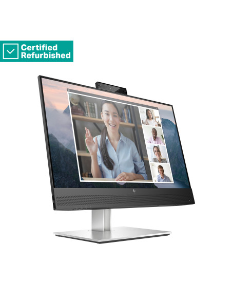 RENEW SILVER HP E24mv G4 FHD Conferencing Monitor - 23.8" 1920x1080 FHD 250-nit 60Hz AG, IPS, HDMI/VGA/DisplayPort, 4x USB-A, s