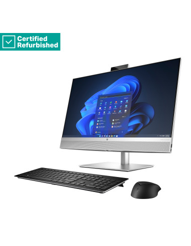 RENEW SILVER HP Elite 870 G9 AIO All-In-One 27 - i7-14700, 16GB, 512GB SSD, 27 FHD Non-Touch AG, Height Adjustable, DOS, 1 year