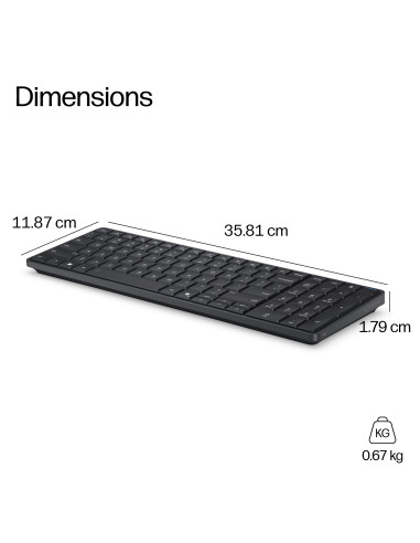 HP EliteBoard G1a AI - Ryzen 5 340, 16GB, 512GB SSD, WiFi & BT, FPR, US Backlit Spill Resistant keyboard, 675M mouse, 32Wh, Win