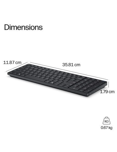 HP EliteBoard G1a AI - Ryzen 5 340, 16GB, 512GB SSD, WiFi & BT, FPR, US Backlit Spill Resistant keyboard, 675M mouse, 32Wh, Win
