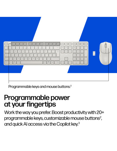 HP Multi-Device Dual-Mode Mouse and Keyboard Combo 495C