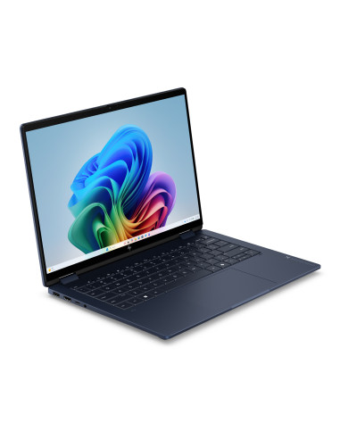 HP OmniBook X Flip 14-kc0011nn - Ryzen AI 5 430 (4C) 50 NPU TOPs, 16GB LPDDR5X 7500 on-board, 512GB PCIe Gen4 Value, AMD Radeon