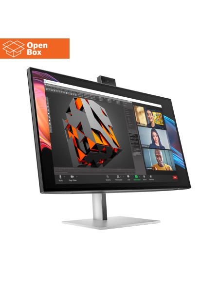 HP 727pm Series 7 Pro 4K Conferencing Monitor - 27" 3840x2160 UHD 400-nit 60Hz AG, IPS Black HDR 400, USB-C(100W/15W)/HDMI/Disp