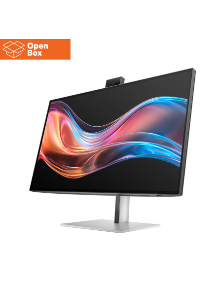 HP 727pm Series 7 Pro 4K Conferencing Monitor - 27" 3840x2160 UHD 400-nit 60Hz AG, IPS Black HDR 400, USB-C(100W/15W)/HDMI/Disp