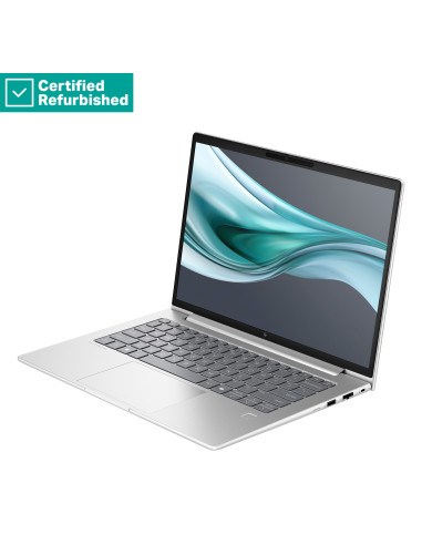 RENEW SILVER HP EliteBook 640 G11 - Ultra 5-135U, 16GB, 512GB SSD, 14 WUXGA 300-nit Touch AG, 5MP IR cam, 4G Modem, FPR, US bac
