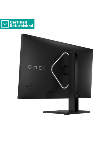 RENEW SILVER OMEN by HP 27k UHD Gaming Monitor - 27" 3840x2160 UHD 400-nit 144 Hz AG, IPS, USB-C/2x HDMI/DisplayPort, 2x USB-A,