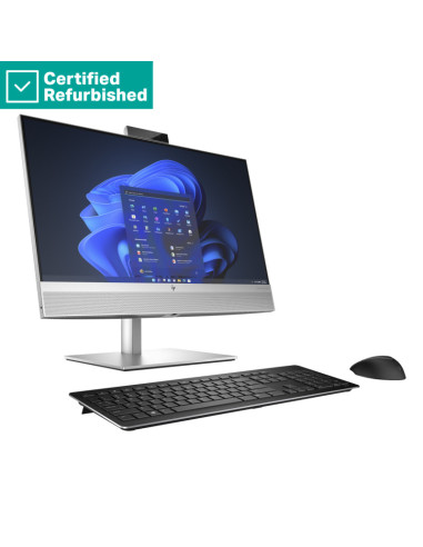 RENEW SILVER HP Elite 840 G9 AIO All-in-One 24 - i5-12500, 16GB, 1TB SSD, 23.8 FHD Non-Touch AG, Height Adjustable, Win 11 Pro,