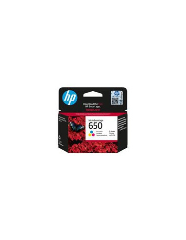 HP 650 Tri-color Ink Cartridge