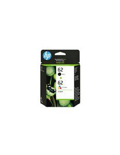 HP 62 Ink Cartridge Combo 2-Pack Standard Capacity (Black and Colour cartridge)