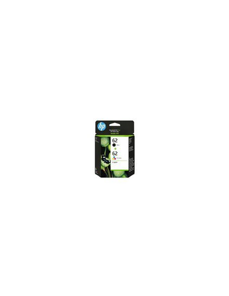 HP 62 Ink Cartridge Combo 2-Pack Standard Capacity (Black and Colour cartridge)