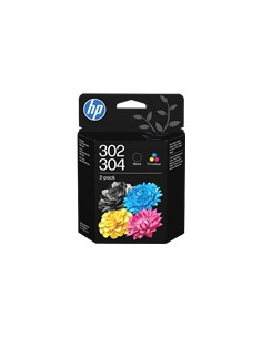 HP 302/304 Tri-color/Black Ink Cartridge 2-Pack