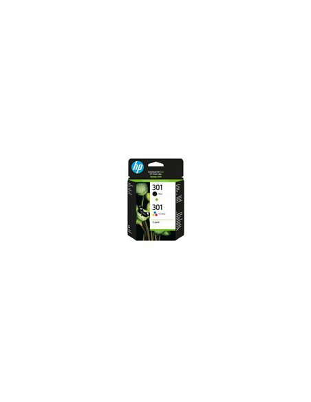 HP 301 Inkt Cartridge Combo 2-Pack Standard Capacity (Black and Colour cartridge)