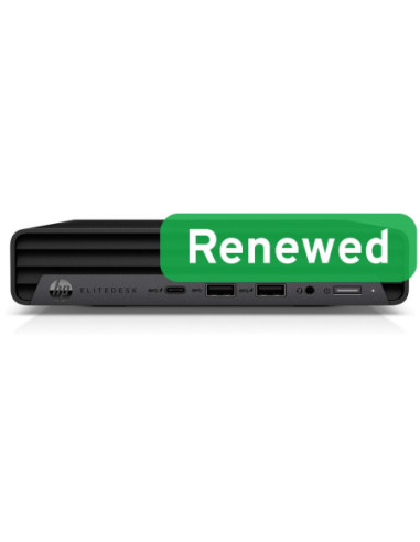 HP Renewed Grade A | EliteDesk 805 G6 Desktop Mini | AMD Ryzen 5 PRO | 4650GE | 16 GB | SSD | 512 GB | AMD Radeon Graphics | Wi
