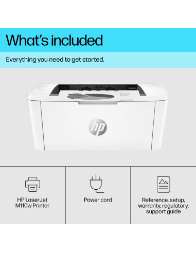 Laser Printer, HP, LaserJet M110w, USB 2.0, Bluetooth, WiFi, 7MD66F