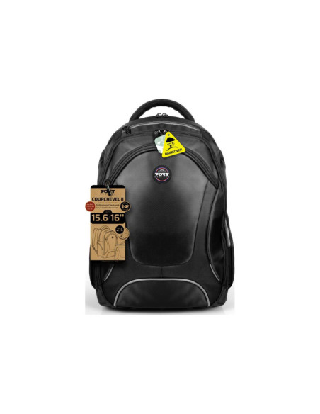 PORT DESIGNS | Courchevel | Fits up to size 15.6 " | Backpack | Shoulder strap | Black