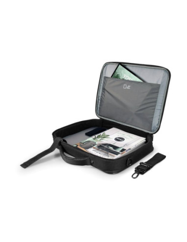 PORT DESIGNS | Courchevel | Fits up to size 15.6 " | Messenger - Briefcase | Shoulder strap | Black