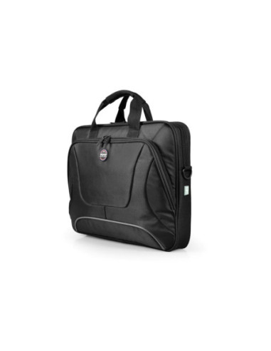 PORT DESIGNS | Courchevel | Fits up to size 15.6 " | Messenger - Briefcase | Shoulder strap | Black