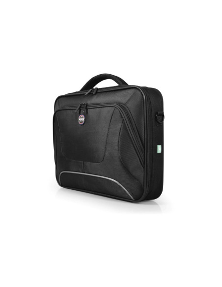 PORT DESIGNS | Courchevel | Fits up to size 17.3 " | Messenger - Briefcase | Shoulder strap | Black