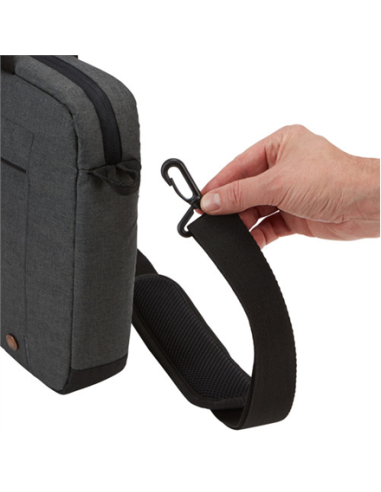 Case Logic | Era Attach | Fits up to size 14 " | Messenger - Briefcase | Shoulder strap | Obsidian