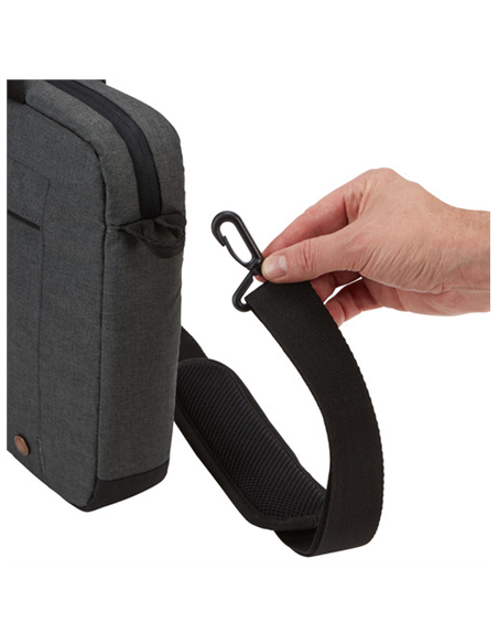 Case Logic | Era Attach | Fits up to size 14 " | Messenger - Briefcase | Shoulder strap | Obsidian